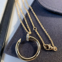 [Luna Brilliance]JUSTE NECKLACE PINK GOLD