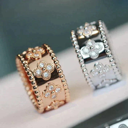 [Luna Brilliance]CLOVER KALEIDOSCOPE RING 10MM