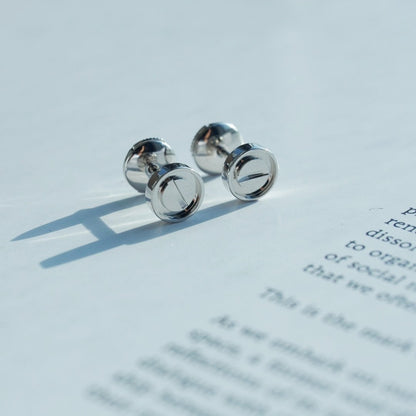 [Luna Brilliance]LOVE EARRINGS SILVER 10MM