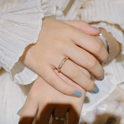 [Luna Brilliance]LOVE RING 2.65MM DIAMOND