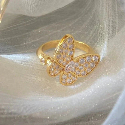 [Luna Brilliance]BUTTERFLY DIAMOND RING