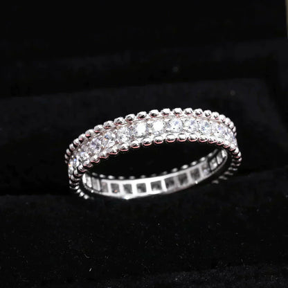 [Luna Brilliance]PERLEE DIAMOND SILVER RING