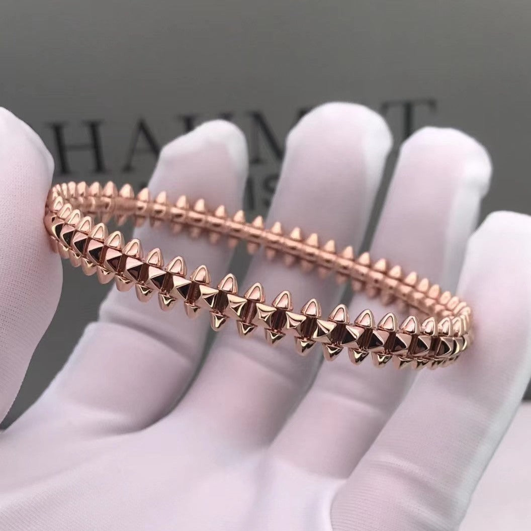 [Luna Brilliance]CLASH PINK GOLD BRACELET