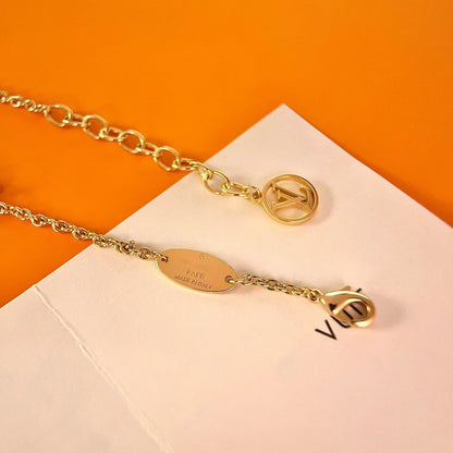 [Luna Brilliance]LOGO STAR MOTIF GOLD BRACELET