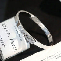 [Luna Brilliance]KELLY SILVER DIAMOND BRACELET