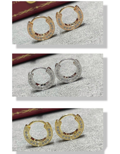 [Luna Brilliance]LOVE DIAMOND EARRINGS