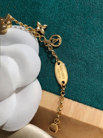 [Luna Brilliance]BLOOMING PINK GOLD MOP BRACELET