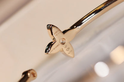 [Luna Brilliance]IDYLLE GOLD OPEN BRACELET DIAMOND PAVED