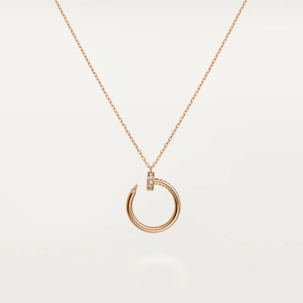 [Luna Brilliance]JUSTE NECKLACE PINK GOLD