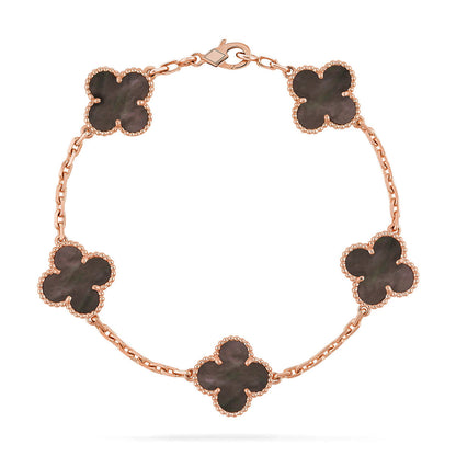 [Luna Brilliance]CLOVER ROSE GOLD BRACELET COLLECTION,5 MOTIFS