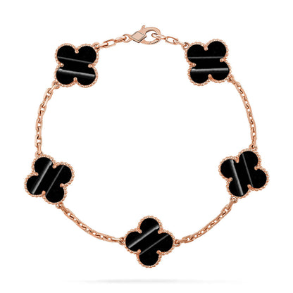 [Luna Brilliance]CLOVER 5 MOTIF PULSAR STONE BRACELET COLLECTION