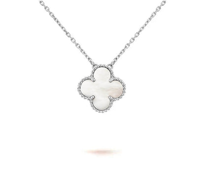 [Luna Brilliance]CLOVER 15MM NECKLACE SILVER COLLECTION
