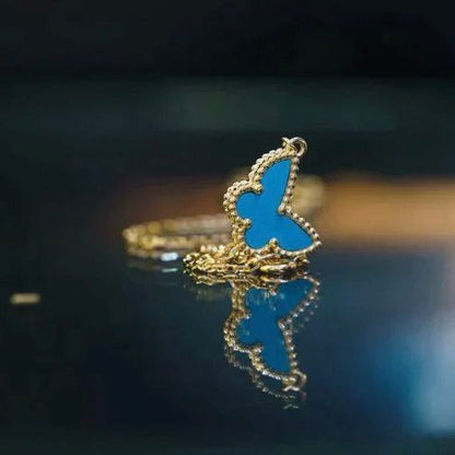 [Luna Brilliance]BUTTERFLY TURQUOISE BUTTERFLY BRACELET