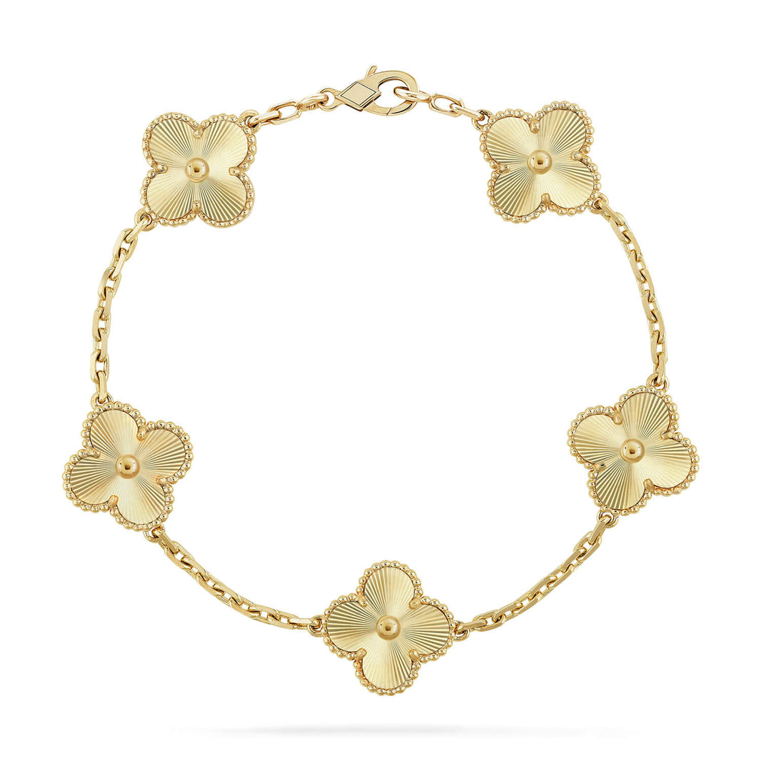 [Luna Brilliance]CLOVER 5 MOTIF LASER BRACELET COLLECTION