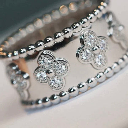 [Luna Brilliance]CLOVER KALEIDOSCOPE RING 10MM