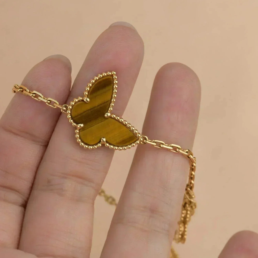 [Luna Brilliance]LUCKY SPRING 5 MOTIF GOLD BRACELET