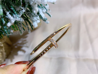 [Luna Brilliance]JUSTE BRACELET 2.5MM DIAMONDS