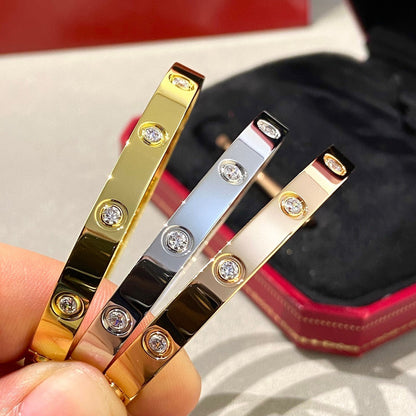 [Luna Brilliance]LOVE BRACELET 6.1MM 10 DIAMONDS