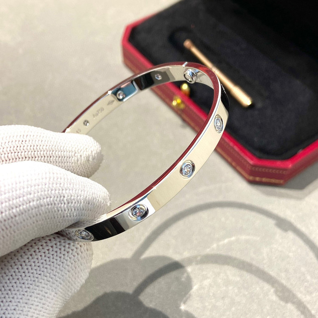 [Luna Brilliance]LOVE BRACELET 6.1MM 10 DIAMONDS