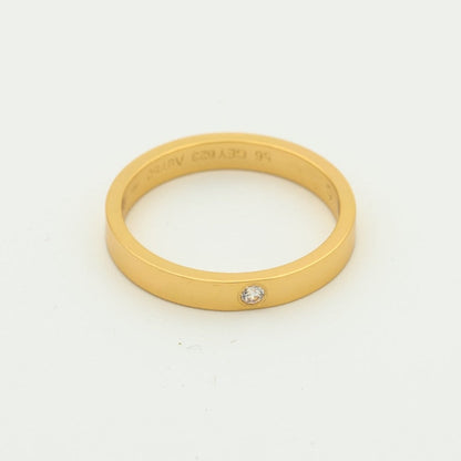 [Luna Brilliance]LOVE RING 4MM 1 DIAMOND