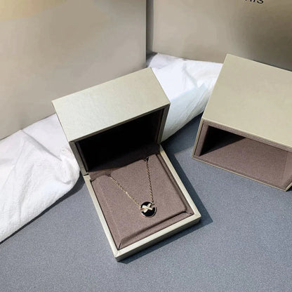 [Luna Brilliance]JEUX DE ROSE GOLD DIAMOND NECKLACE