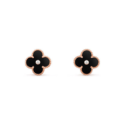 [Luna Brilliance]CLOVER  15MM DIAMOND EARRINGS COLLECTION