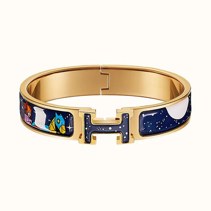 [Luna Brilliance]H STAR AND MOON BRACELET 12MM