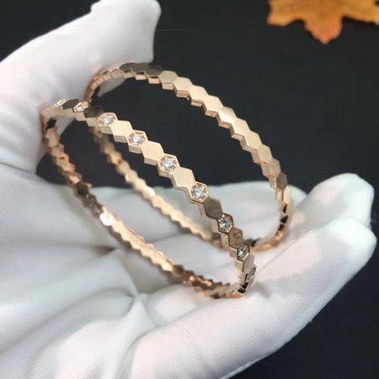 [Luna Brilliance]BEE LOVE SILVER DIAMOND BRACELET