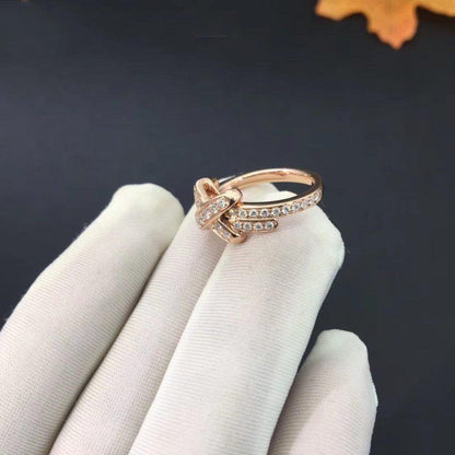 [Luna Brilliance]JEUX DE RING PINK GOLD DIAMOND
