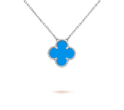 [Luna Brilliance]CLOVER 15MM NECKLACE SILVER COLLECTION