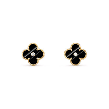 [Luna Brilliance]CLOVER  15MM DIAMOND EARRINGS COLLECTION