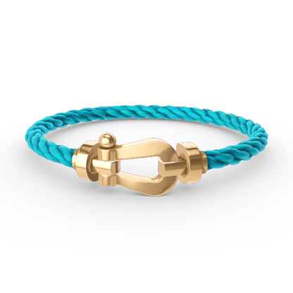 [Luna Brilliance]FORCE LARGE HORSESHOE NO DIAMOND BRACELET GOLD