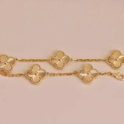 [Luna Brilliance]CLOVER 5 MOTIF LASER BRACELET COLLECTION
