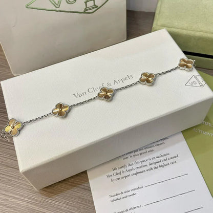 [Luna Brilliance]CLOVER 5 MOTIF LASER BRACELET COLLECTION