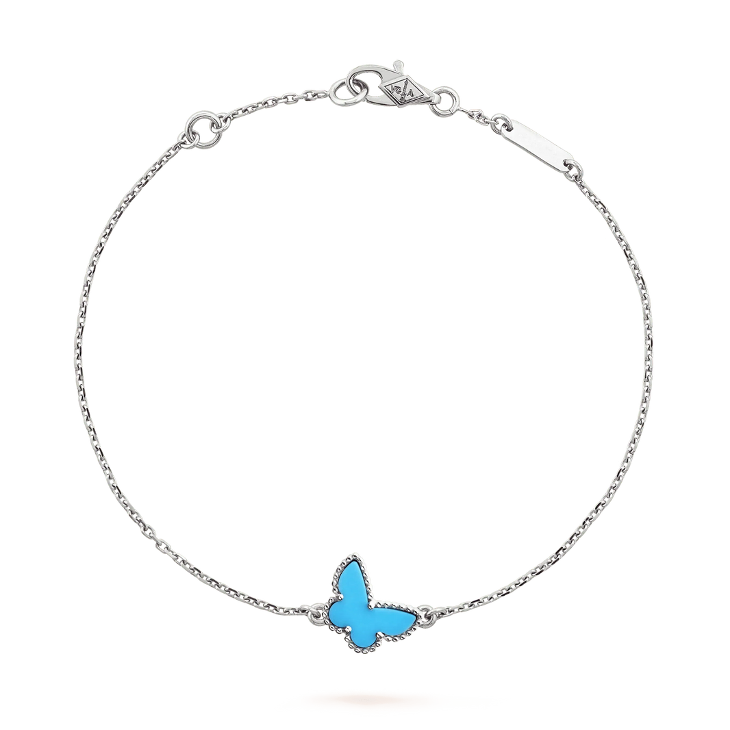 [Luna Brilliance]BUTTERFLY TURQUOISE BUTTERFLY BRACELET SILVER