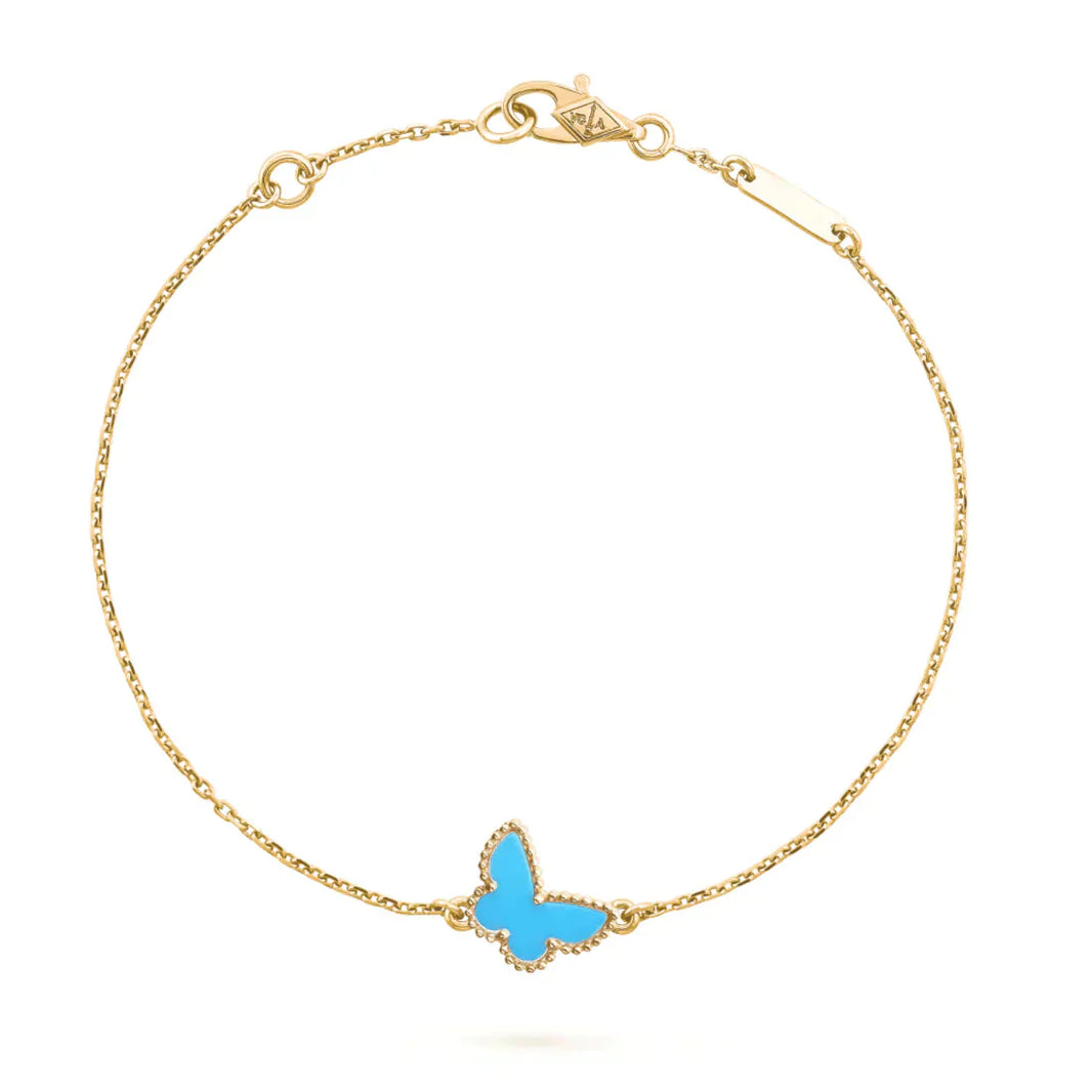 [Luna Brilliance]BUTTERFLY TURQUOISE BUTTERFLY BRACELET
