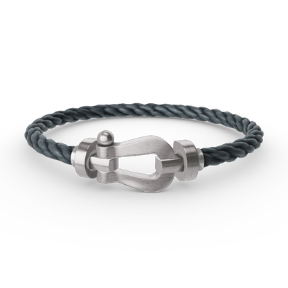 [Luna Brilliance]FORCE LARGE HORSESHOE NO DIAMOND BRACELET SILVER